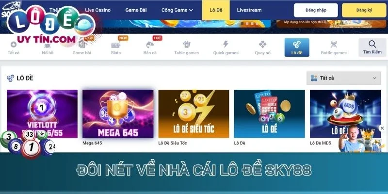 Đôi nét về nhà cái lô đề Sky88