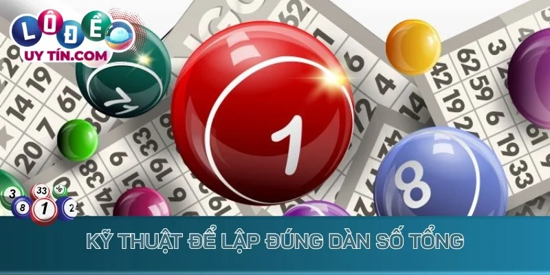 Kỹ thuật để lập đúng dàn số tổng