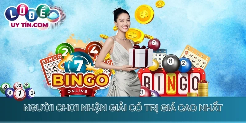 Người chơi nhận giải có trị giá cao nhất